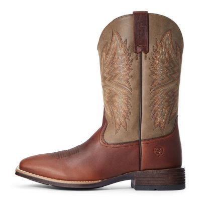 Ariat Western: Valor Ultra Botas Western Hombre - Marrones / Verde Oliva (DXUHZ7194)